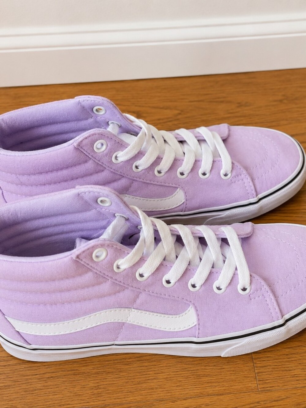 Vans Sk8-Hi Pastel Pink High-Top Sneakers | Women's Size 7 | Suede & Canvas